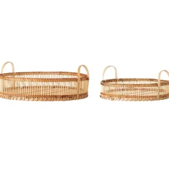Bloomingville bamboo tray set, nature Beige Online
