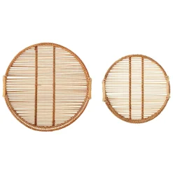 Bloomingville bamboo tray set, nature Beige Online