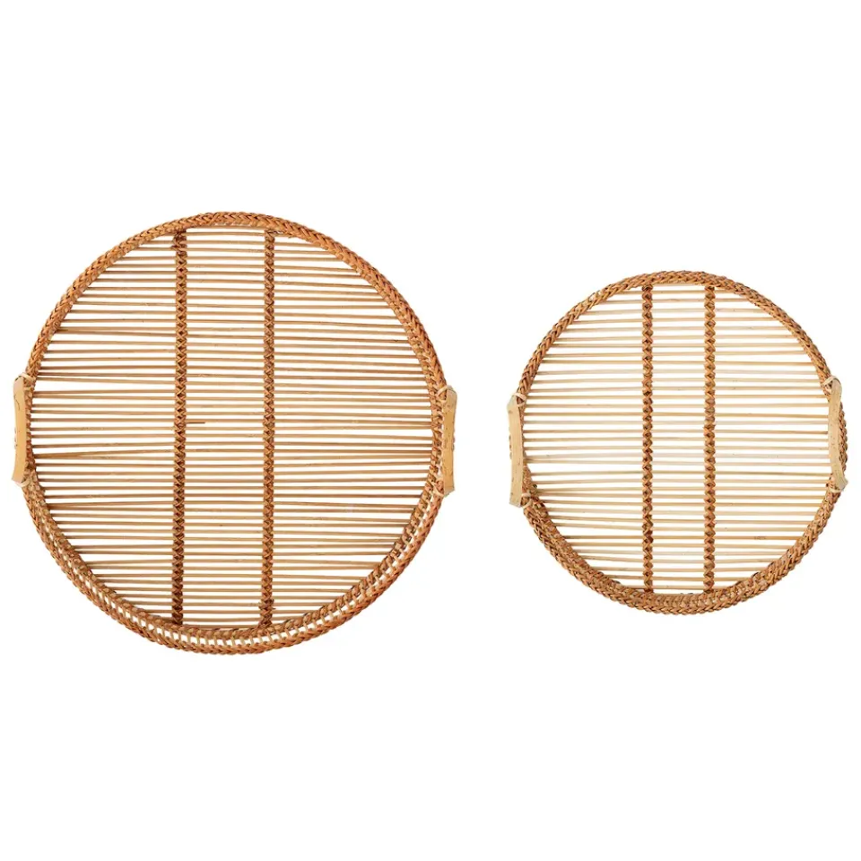 Bloomingville bamboo tray set, nature Beige Online