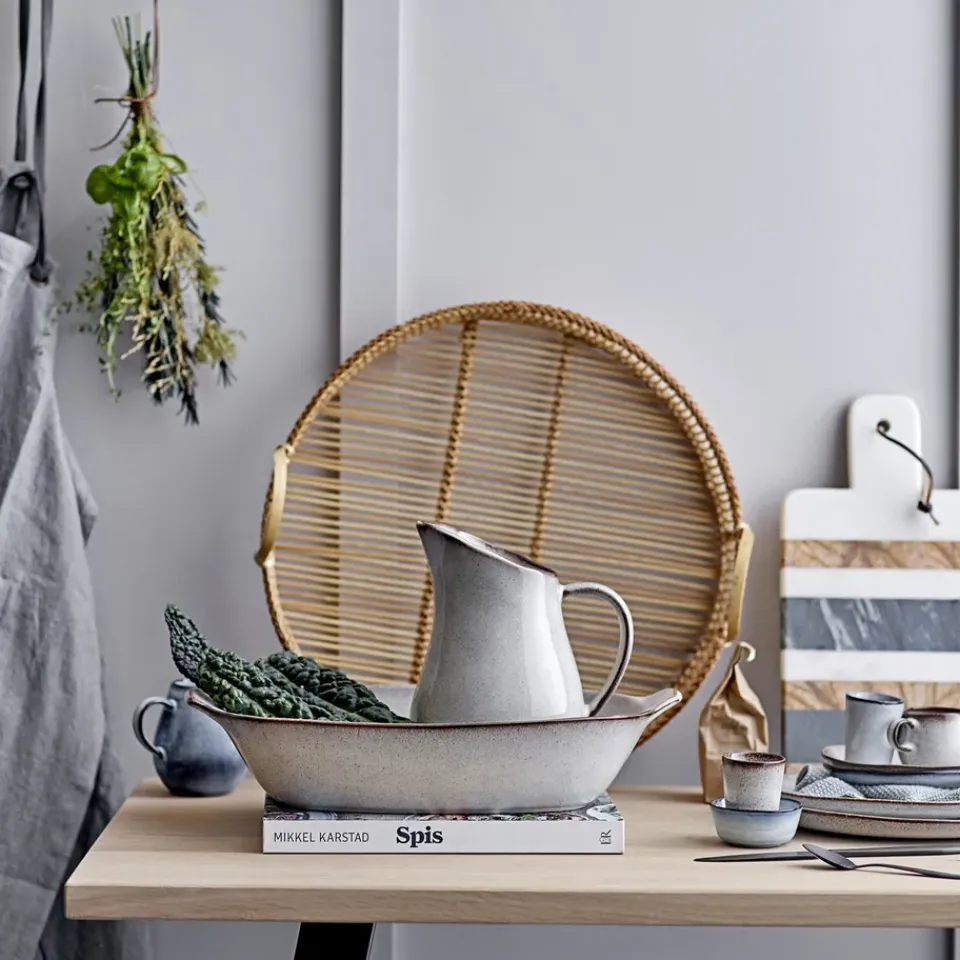 Bloomingville bamboo tray set, nature Beige Online