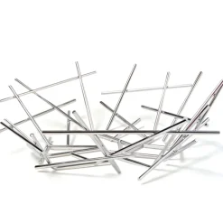 Alessi Blow up fruit basket, stainless steel GreySilver-coloured
