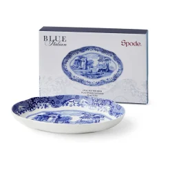 Spode Blue Italian fat oval 14x21 cm, Blue-white BlueWhite Hot
