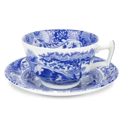 Spode Italian teacup and saucer, 20 cl/ 7 oz Blue Discount