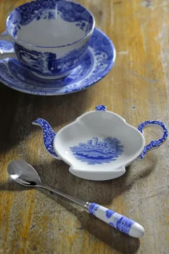Spode Blue Italian teaspoon 6-pack, Ceramic-stainless steel BlueWhite Best