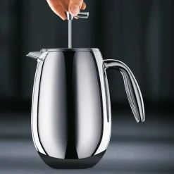 Bodum Columbia coffee press shiny, 8 cups Silver-coloured
