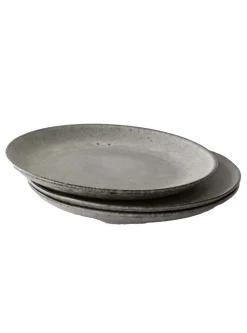 Tell Me More Bon dinner plate Ø26.5 cm, Stone goods Grey Outlet