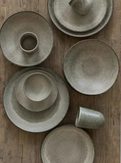 Tell Me More Bon dinner plate Ø26.5 cm, Stone goods Grey Outlet