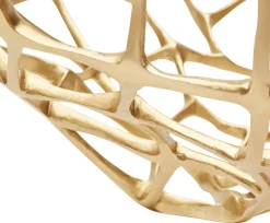 Tom Dixon Bone bowl, Brass, L Gold-coloured Online