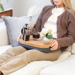 Bosign Knee tray curveline medium 26x39 cm, willow Brown Sale