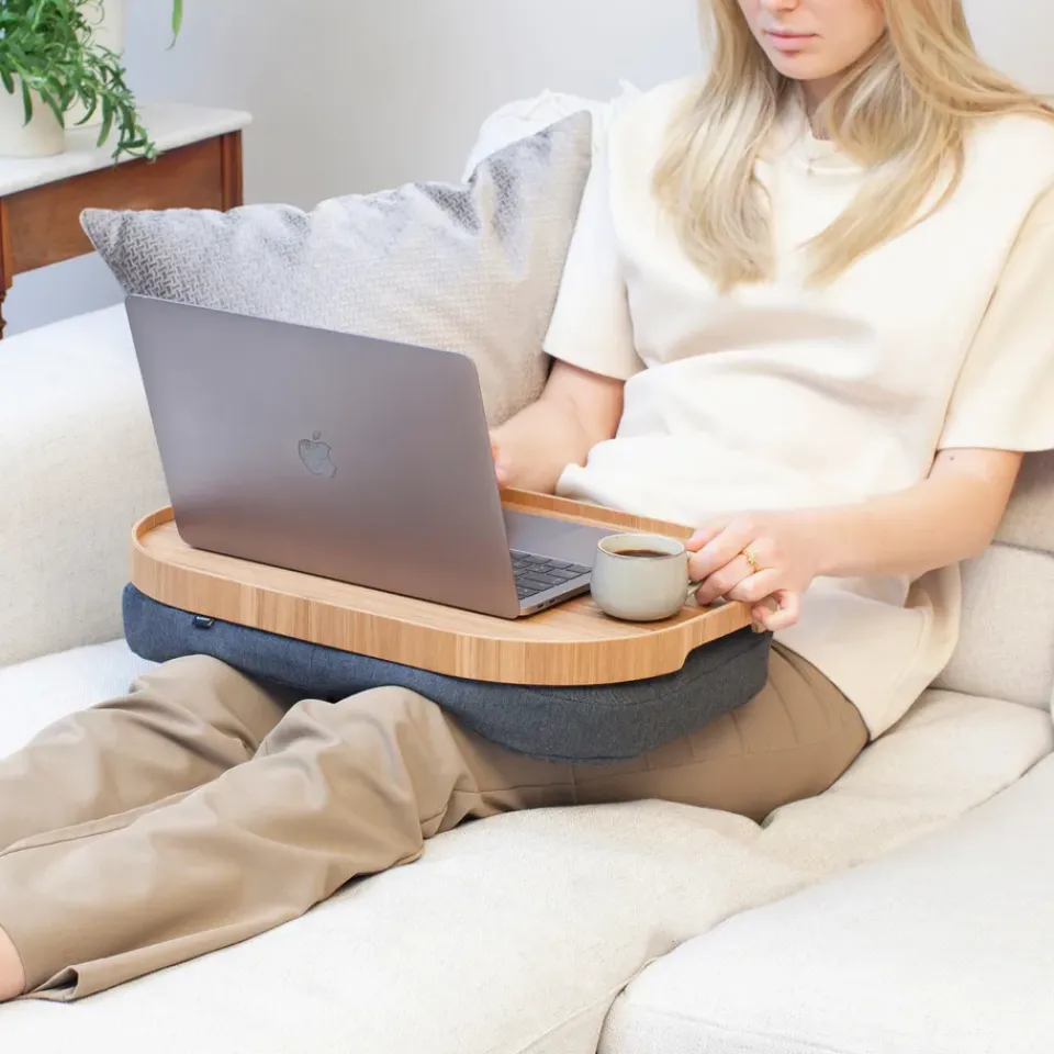 Bosign Knee tray curveline large 34x47 cm, willow Brown Discount