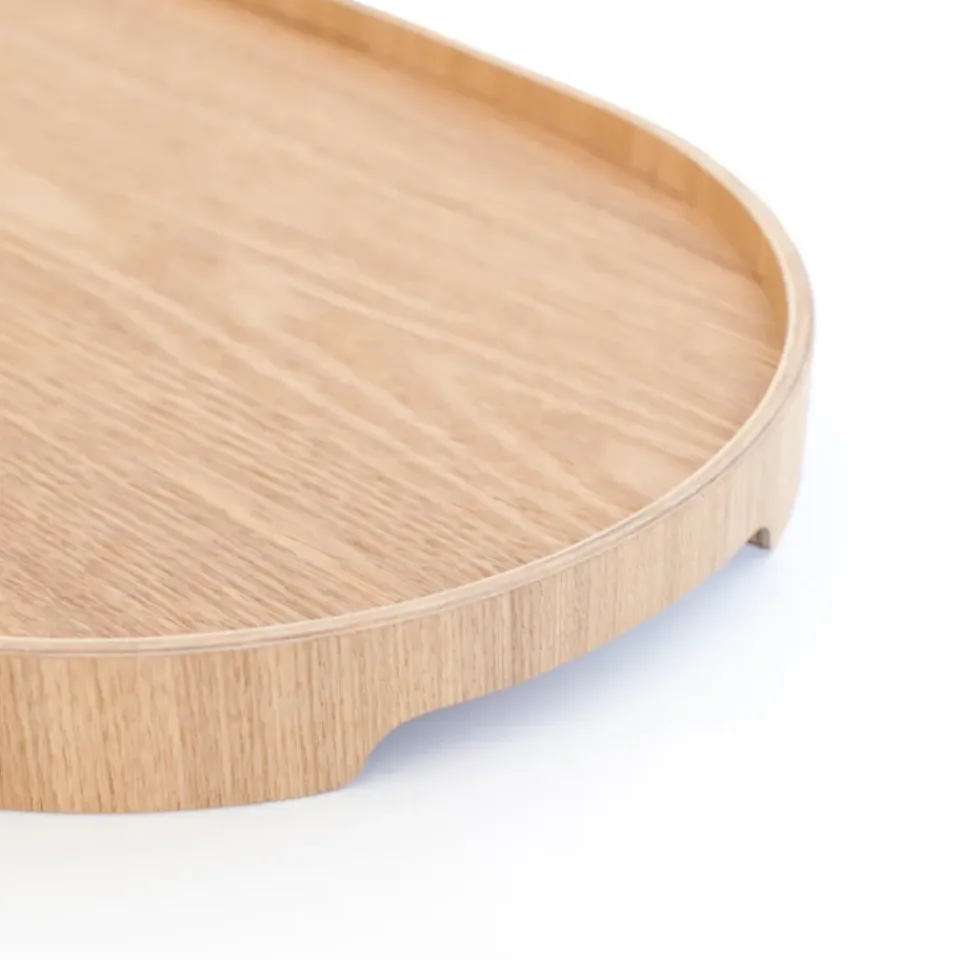 Bosign serving tray curveline medium 26x39 cm, willow Brown Discount