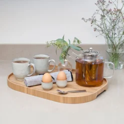 Bosign serving tray curveline large 34x47 cm, willow Brown Online