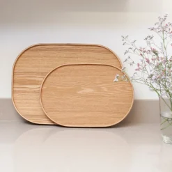 Bosign serving tray curveline large 34x47 cm, willow Brown Online