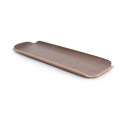 Bosign wooden tray leaf, Walnut Brown New