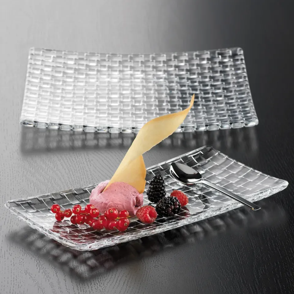 Nachtmann Bossa Nova plate 14x28 cm, clear Transparent Outlet