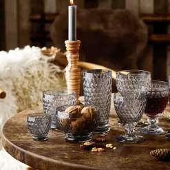 Villeroy & Boch Boston water glass on foot 35 cl, Smoke Grey Hot