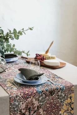 Almedahls Botanic Gardern runner 45x150 cm, Pink brown MultiPink Sale