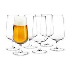 Holmegaard Bouquet beer glasses, 53 cl Transparent New