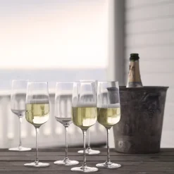 Holmegaard Bouquet champagne glass, 29 cl Transparent Discount