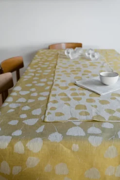 Fine Little Day Bouquet tablerunner 150x45 cm, Yellow-white YellowWhite Sale