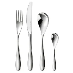 Robert Welch Bourton Bright cutlery, 24 pieces Silver-coloured Clearance