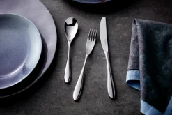 Robert Welch Bourton Bright cutlery, 24 pieces Silver-coloured Clearance