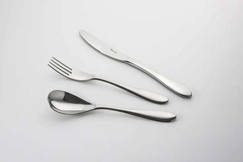 Robert Welch Bourton Bright cutlery, 42 pieces Silver-coloured New
