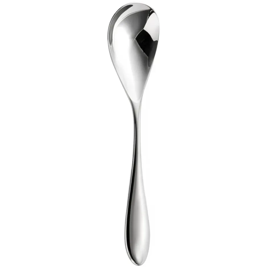 Robert Welch Bourton Bright dessert spoon, Stainless steel Silver-coloured Hot