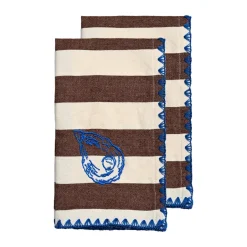 Byon Bubba fabric napkin 45x45 cm 2-pack, Oyster Brown New