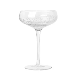 Broste Copenhagen Bubble cocktail glass, 20 cl Transparent Hot