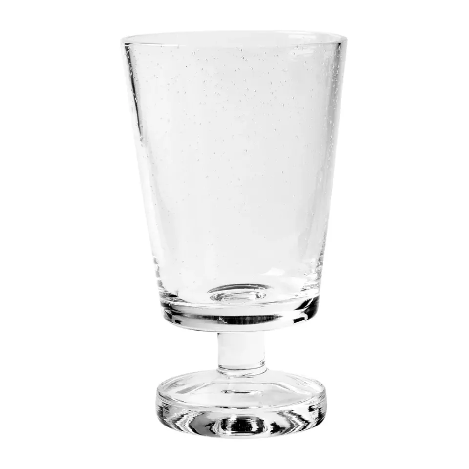 Broste Copenhagen Bubble red wine glass 25 cl, Clear Transparent New