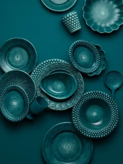 Mateus Bubbles oval plate 20 cm, Ocean Turquoise Sale