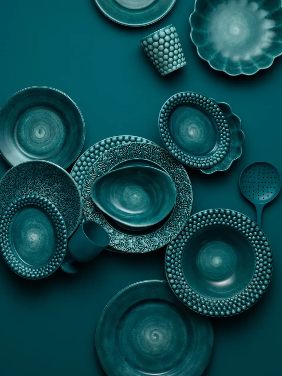 Mateus Bubbles oval plate 20 cm, Ocean Turquoise Sale