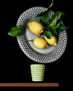 Mateus Bubbles oval saucer 35 cm, Grey Clearance