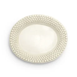 Mateus Bubbles oval saucer 35 cm, Sand Beige Clearance
