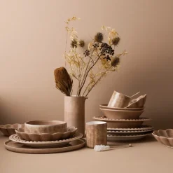 Mateus Bubbles plate 28 cm, cinnamon Brown Best