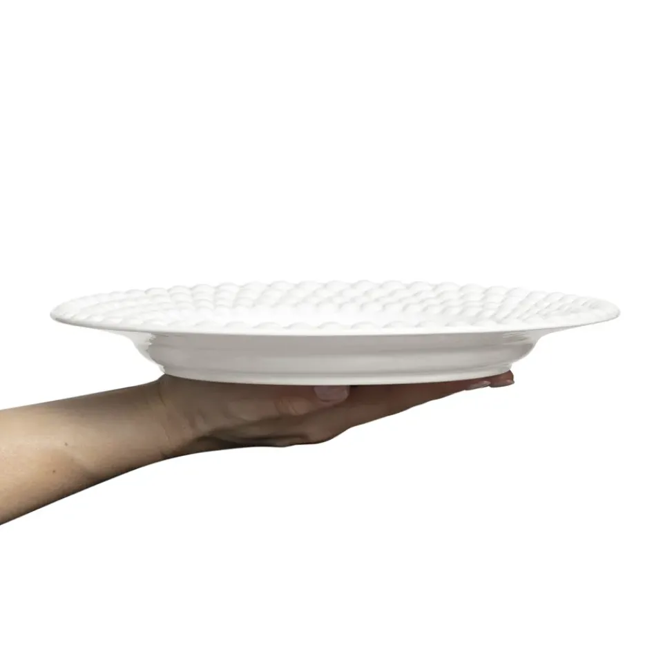Mateus Bubbles plate 28 cm, White Outlet