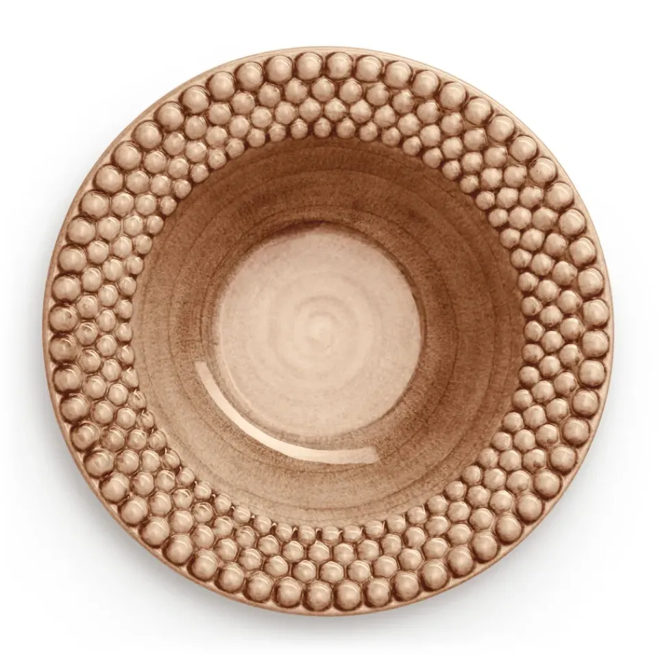 Mateus Bubbles soup plate 25 cm, cinnamon Brown Sale