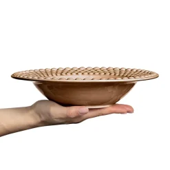 Mateus Bubbles soup plate 25 cm, cinnamon Brown Sale