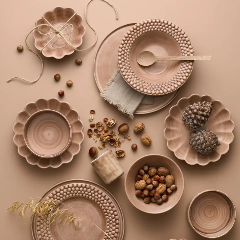 Mateus Bubbles soup plate 25 cm, cinnamon Brown Sale