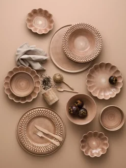 Mateus Bubbles soup plate 25 cm, cinnamon Brown Sale