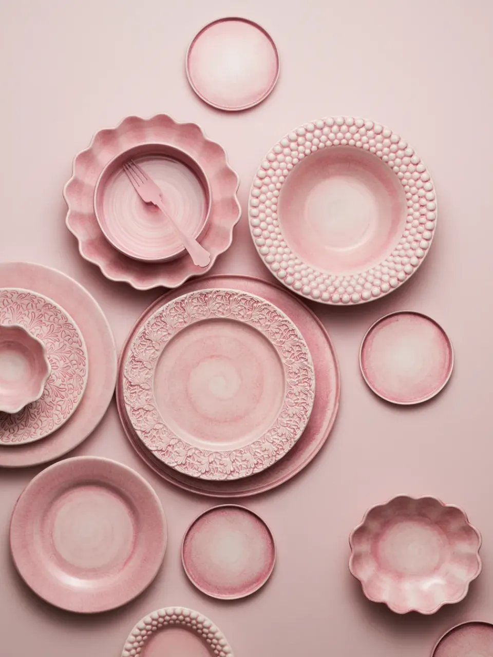 Mateus Bubbles soup plate 25 cm, light Pink New