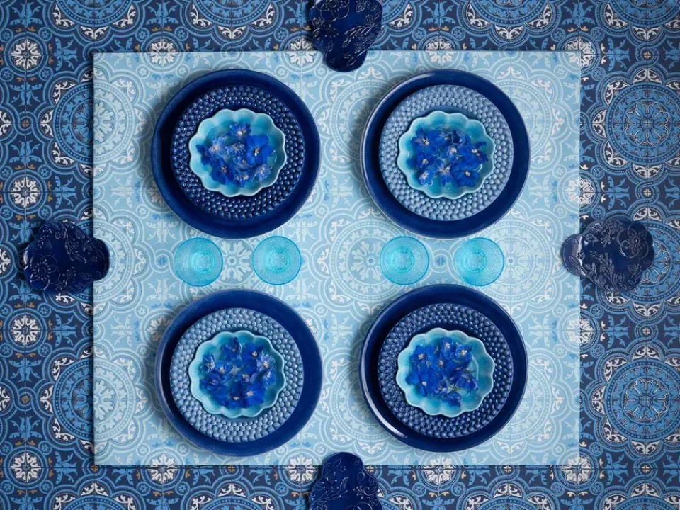 Mateus Bubbles soup plate 25 cm, Light Blue Clearance