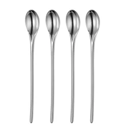 Robert Welch Bud Bright latté spoon 4 pieces, Stainless steel Silver-coloured Online