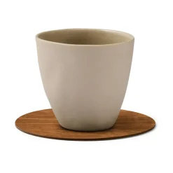 LIND DNA Buffalo coaster circle, Nature BeigeBrown Sale