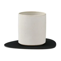 LIND DNA Buffalo coaster reversible curve 1 pcs, black-nature BrownBlack Clearance