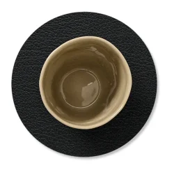 LIND DNA Bull coaster circle, Black Discount