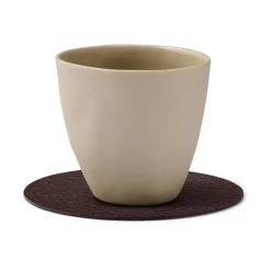 LIND DNA Bull coaster circle, Brown Sale