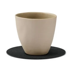 LIND DNA Bull coaster reversible circle 1 pcs, black-brown BrownBlack Sale