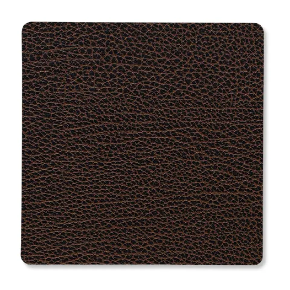 LIND DNA Bull coaster square, Brown Online